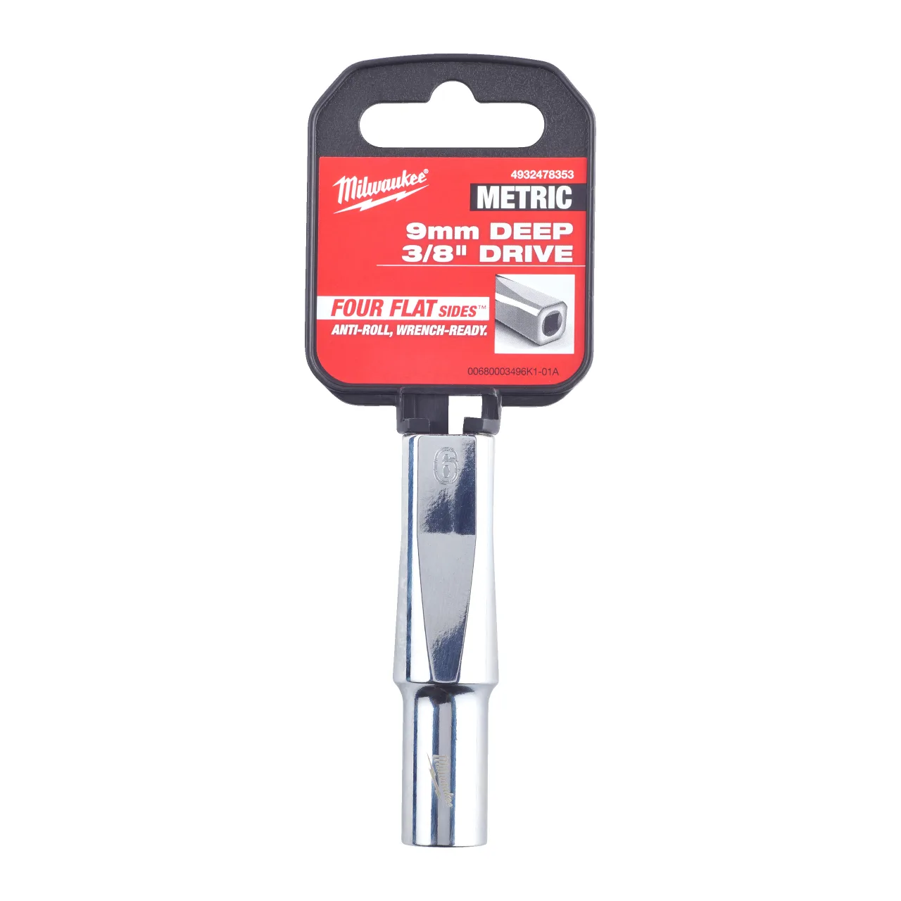Douille à cliquet 3/8" longue - 9mm 3/8 Drive Sockets