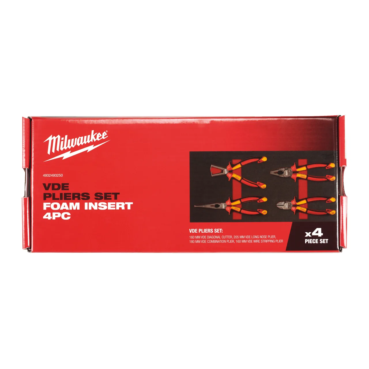 Module servante de pinces VDE (4pcs) VDE Pliers Set Foam Insert
