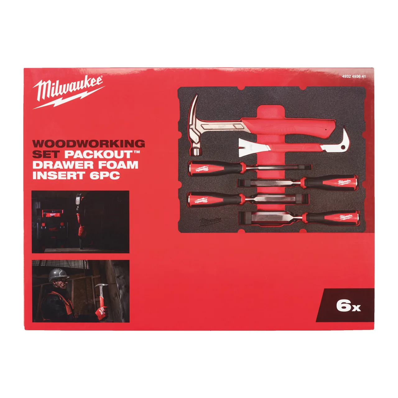 PACKOUT™ MODULE BOIS 6PC Packout Drawer Woodworking Foam Insert Set