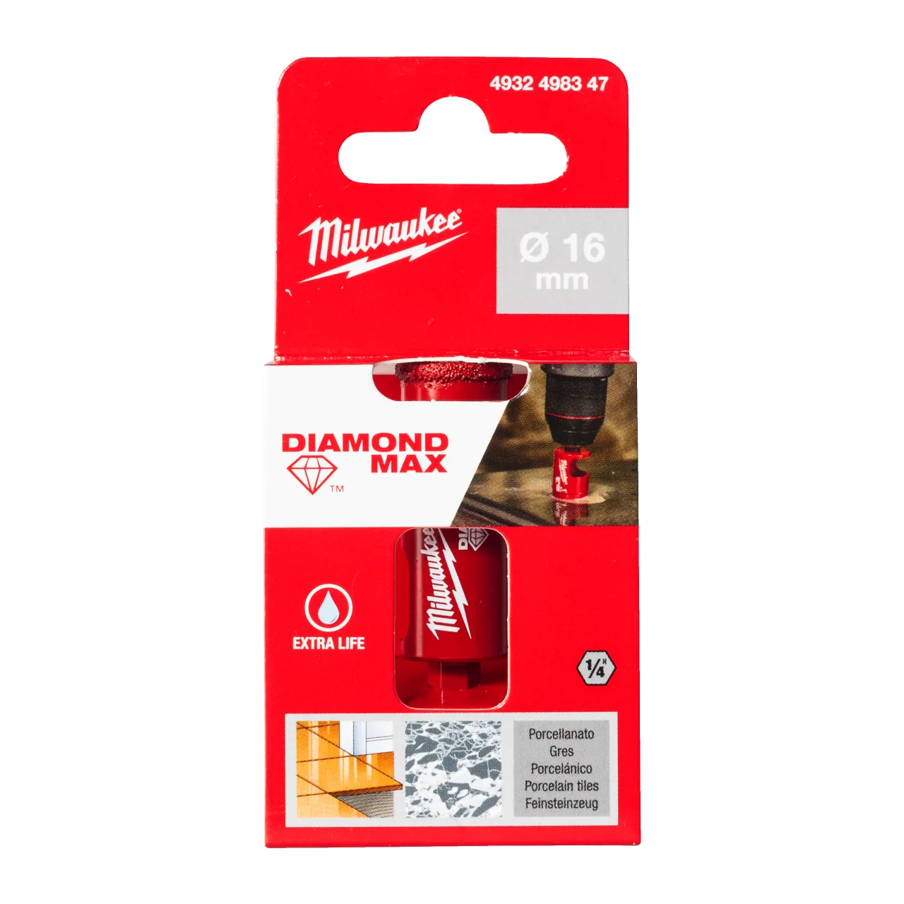 FORET DIAMANT GEN III 16MM (X1) Diamond Max wet drill bits