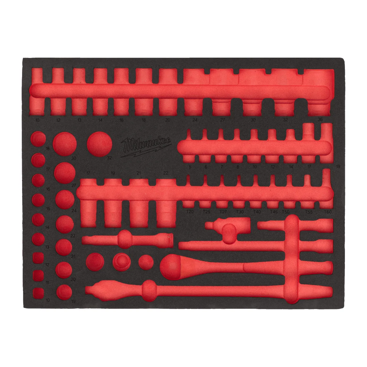 Insert en mousse de remplacement pour set de 36 pièces avec insert en mousse 36 pc Mixed Spanner Set Foam Insert