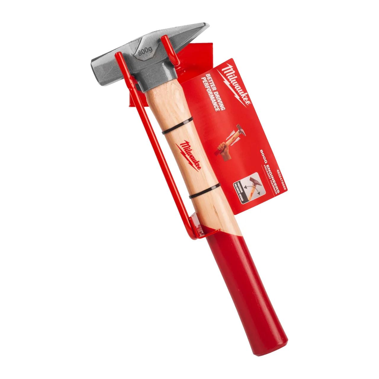 Marteau de serrurier manche bois 800g Engineers Hammer