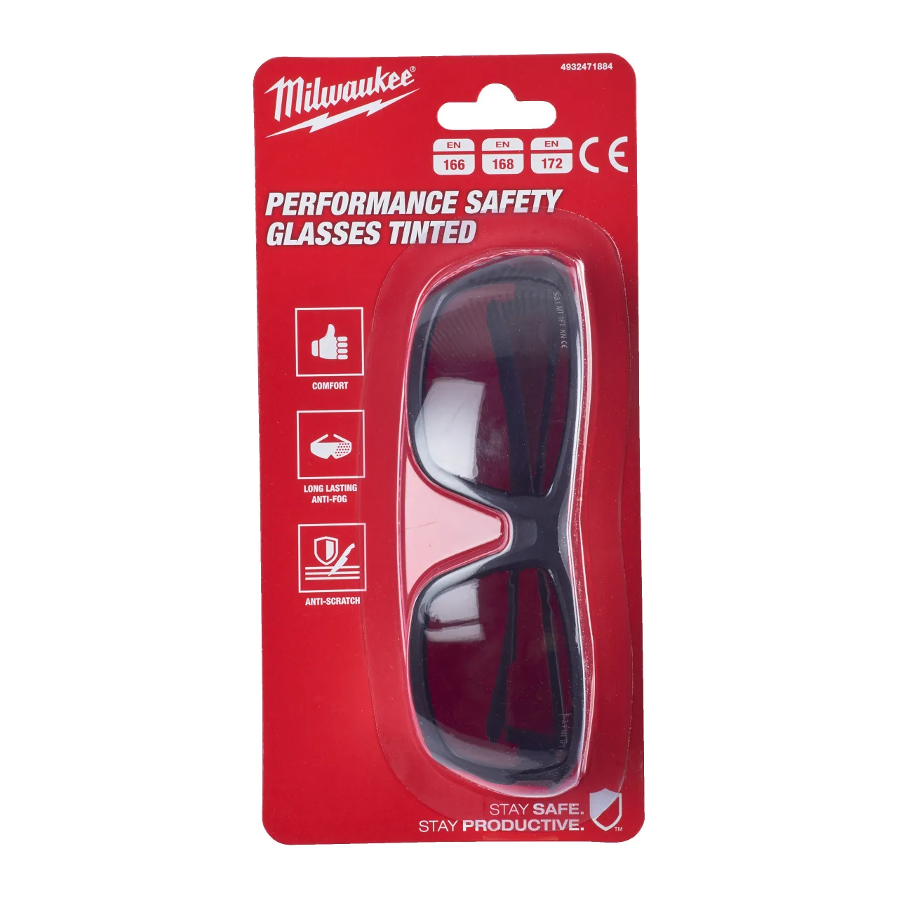 Lunettes de sécurité tintées Performance -1pc Performance Safety Glasses