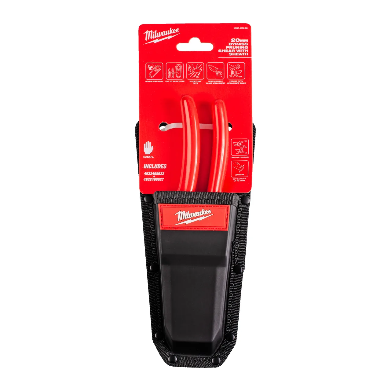 Sécateur Bypass 20 mm avec étui Pruning Shear with Sheath