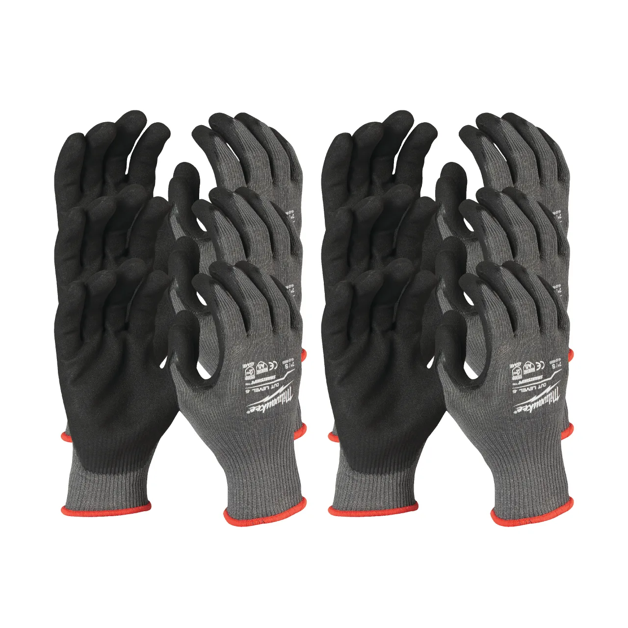 Gants anti-coupe niveau 5 - M/8 - Pack 12 Pcs Cut E Gloves