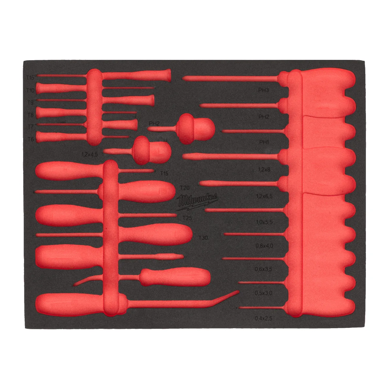 Module vide cliquets et douilles 1/4" & 3/8" 153 PCS 153 pc 1/4'' and 3/8'' Ratchet and Socket and Bit Socket Set Foam Insert