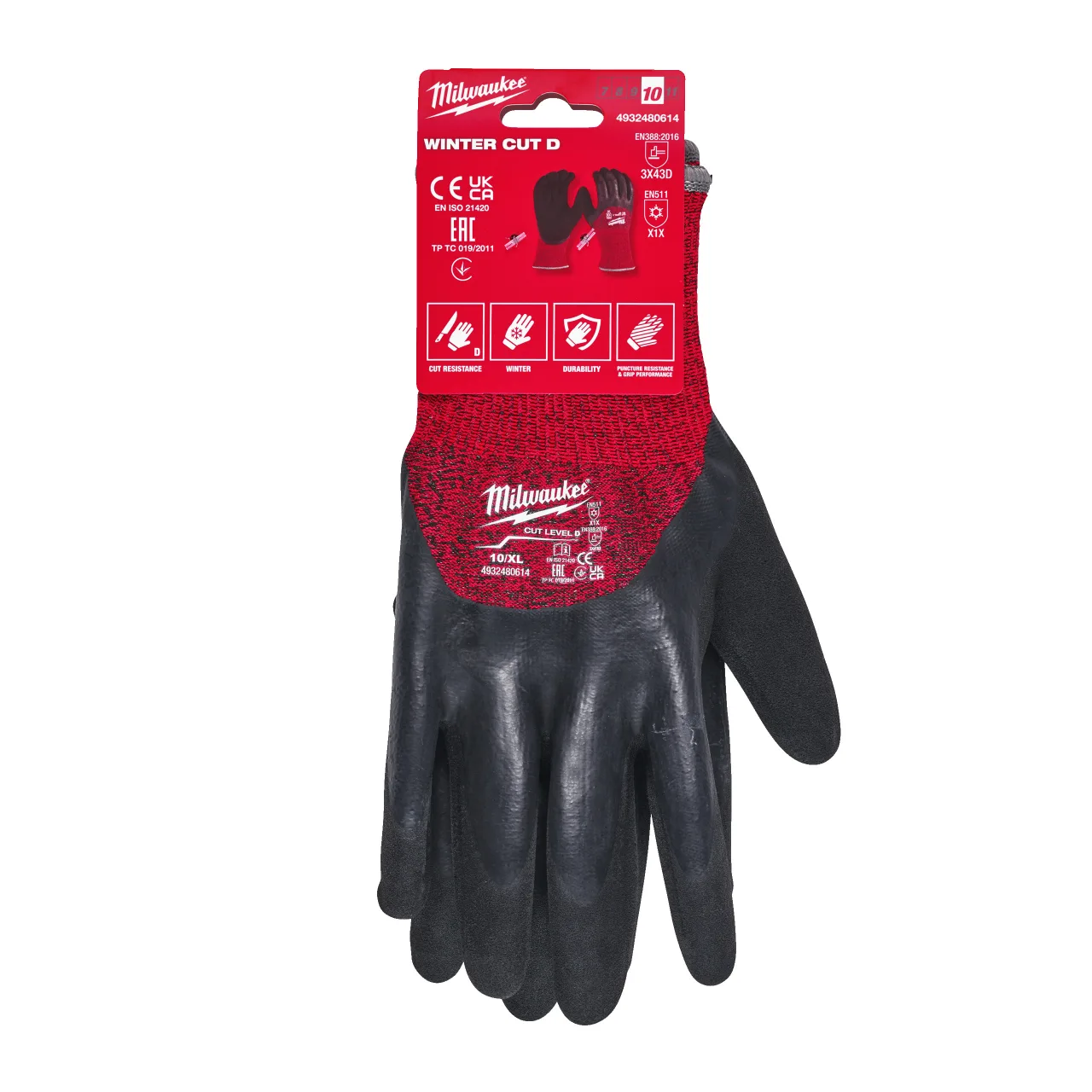 Gants Hiver anti-coupure D - XL/10 - 1PC Winter Cut D Gloves