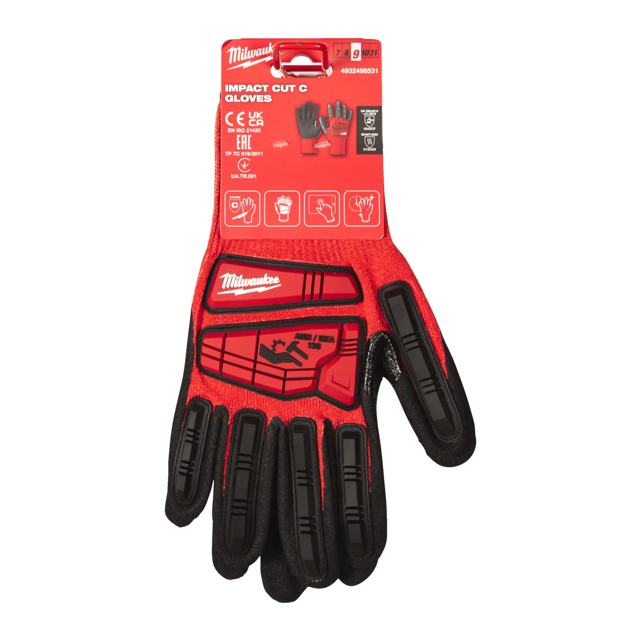 Gant anti-choc anti-coupure C - 9/L Impact Pro Cut C Gloves