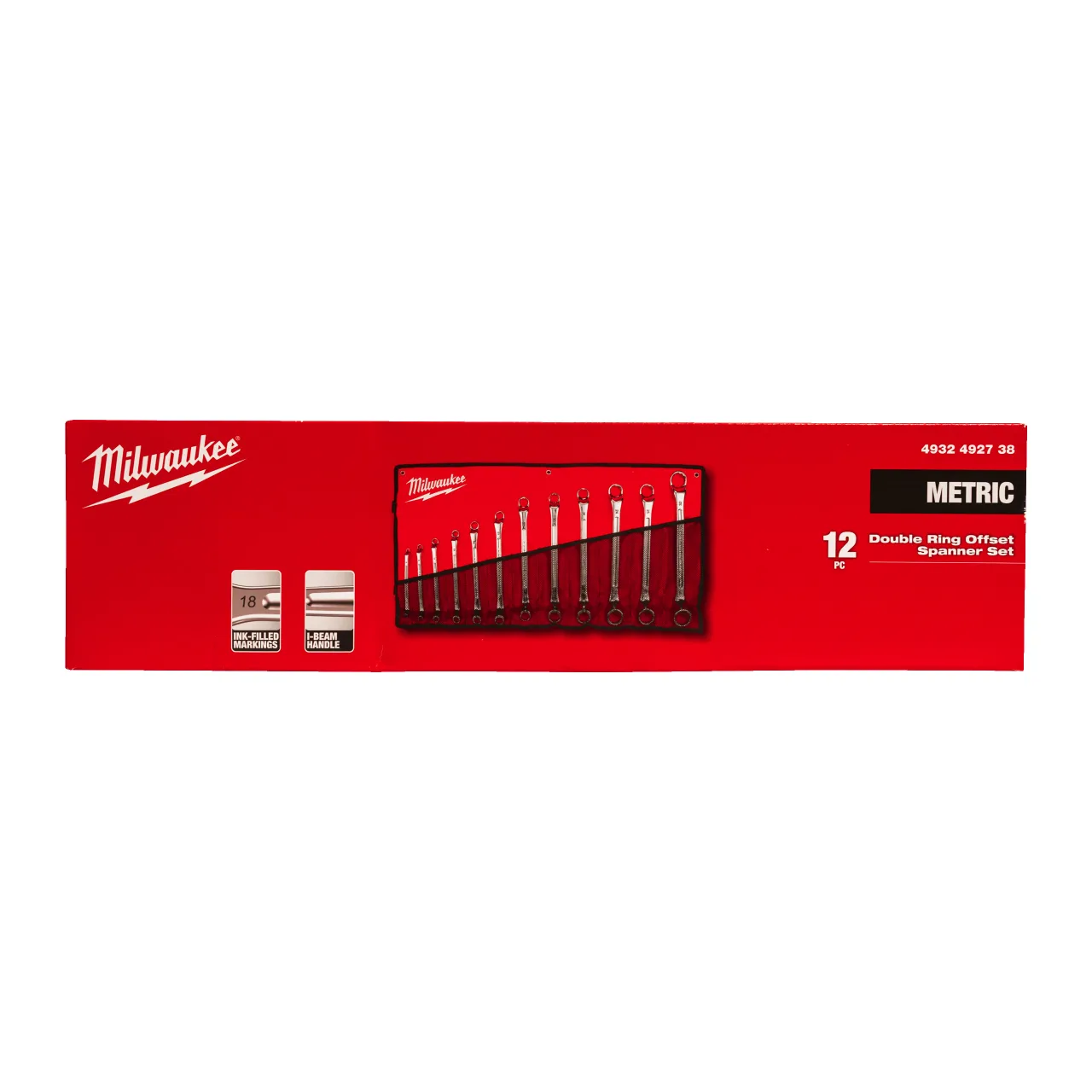 Sets clés à oeil 12 pcs Double Ring Offset Spanner Sets