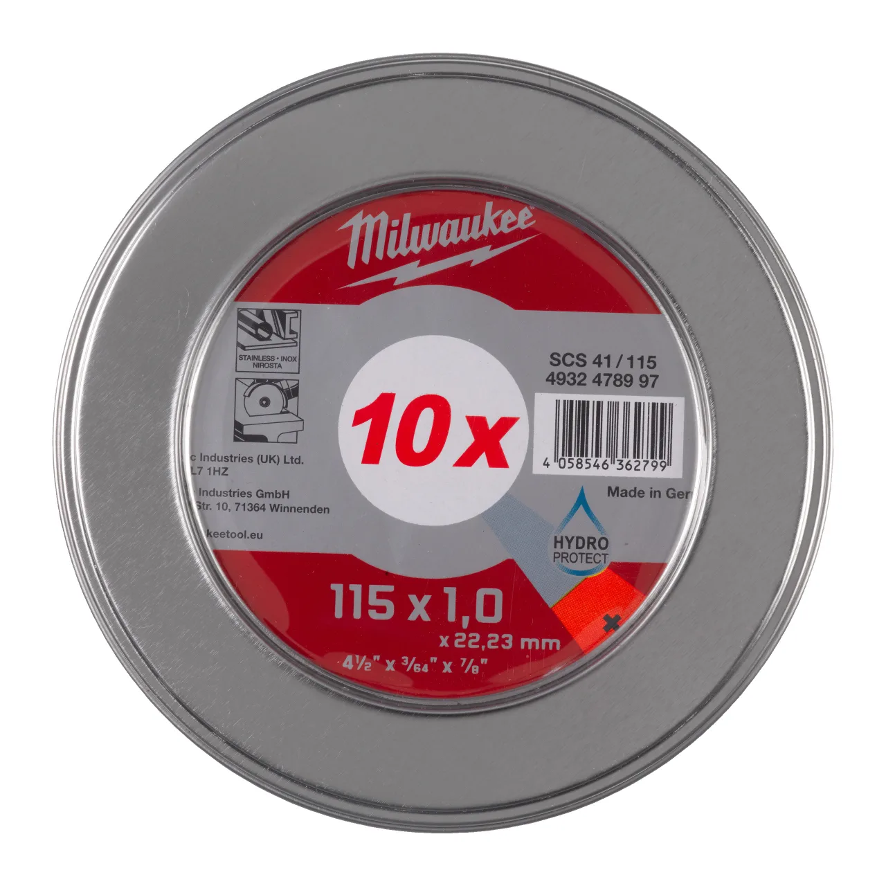 SCS 41 / 115 Thin Metal Cutting Discs PRO+