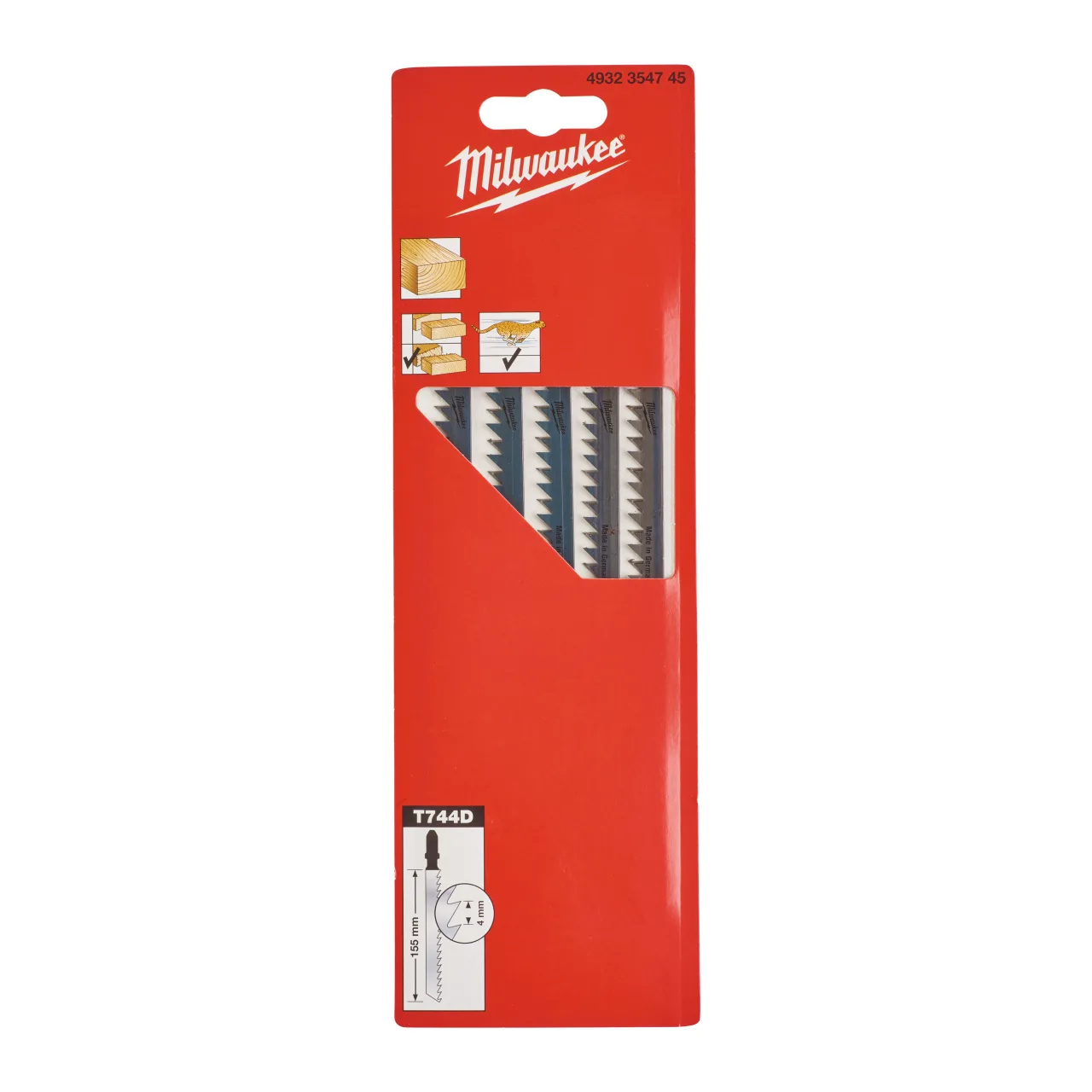 Wood: Fast cut blades