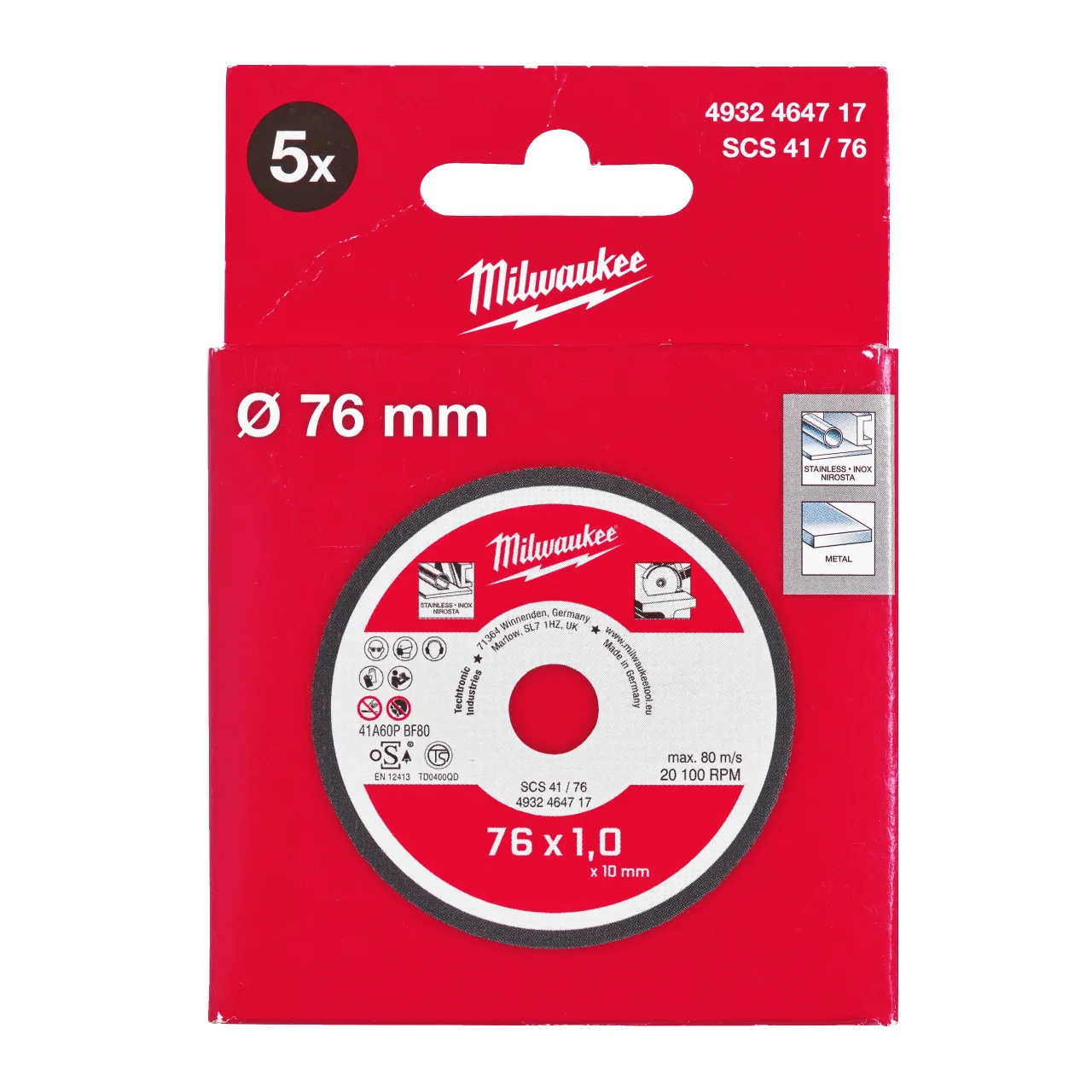 Thin Metal Cutting Discs PRO+