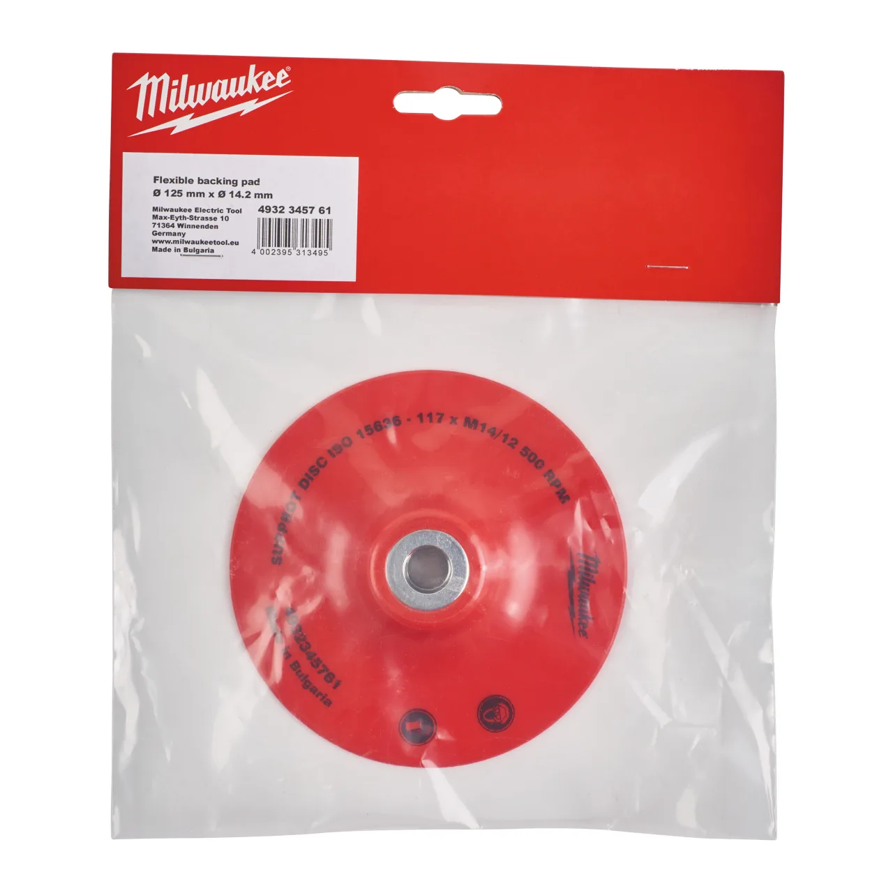 Avec M14 écrou de bride pour toutes les meuleuses d'angle . Flexible Backing Pad