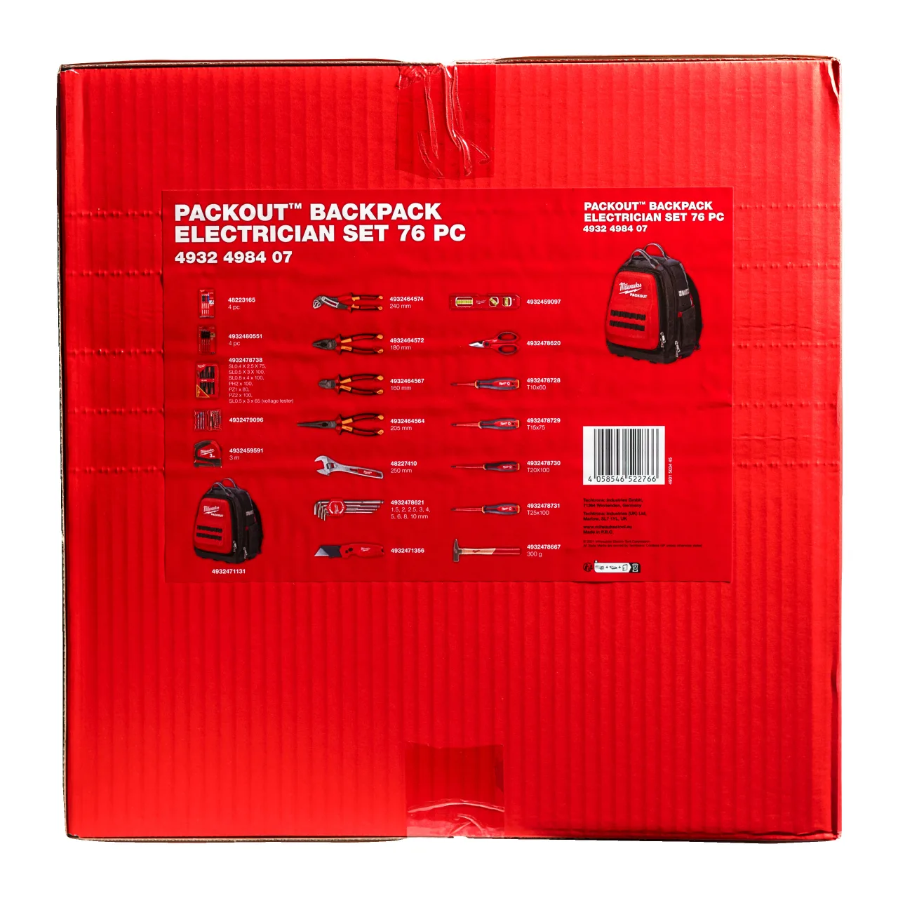 Packout Backpack Electrician Set