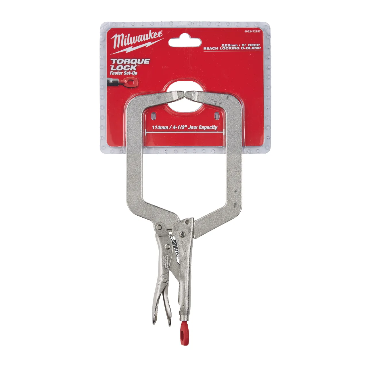 Pince-étau pronfonde pour soudure 230 mm TORQUE LOCK™ locking C clamps
