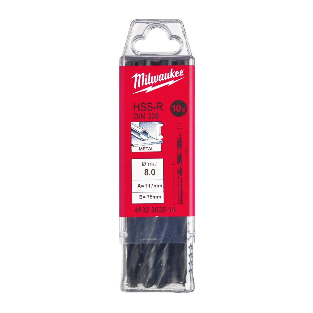 HSS DIN 338 Rollforged Drill Bits With Reduced Shank