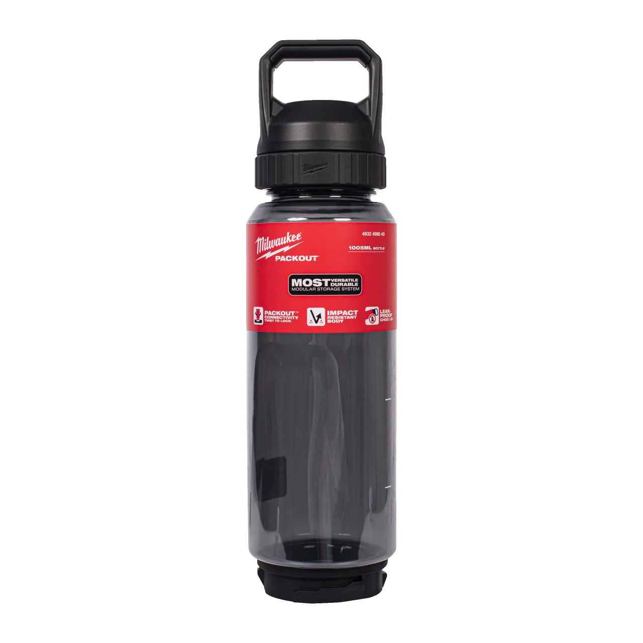 BOUTEILLE PLASTIQUE NOIR PACKOUT™ 1005 ML Packout Plastic Bottles