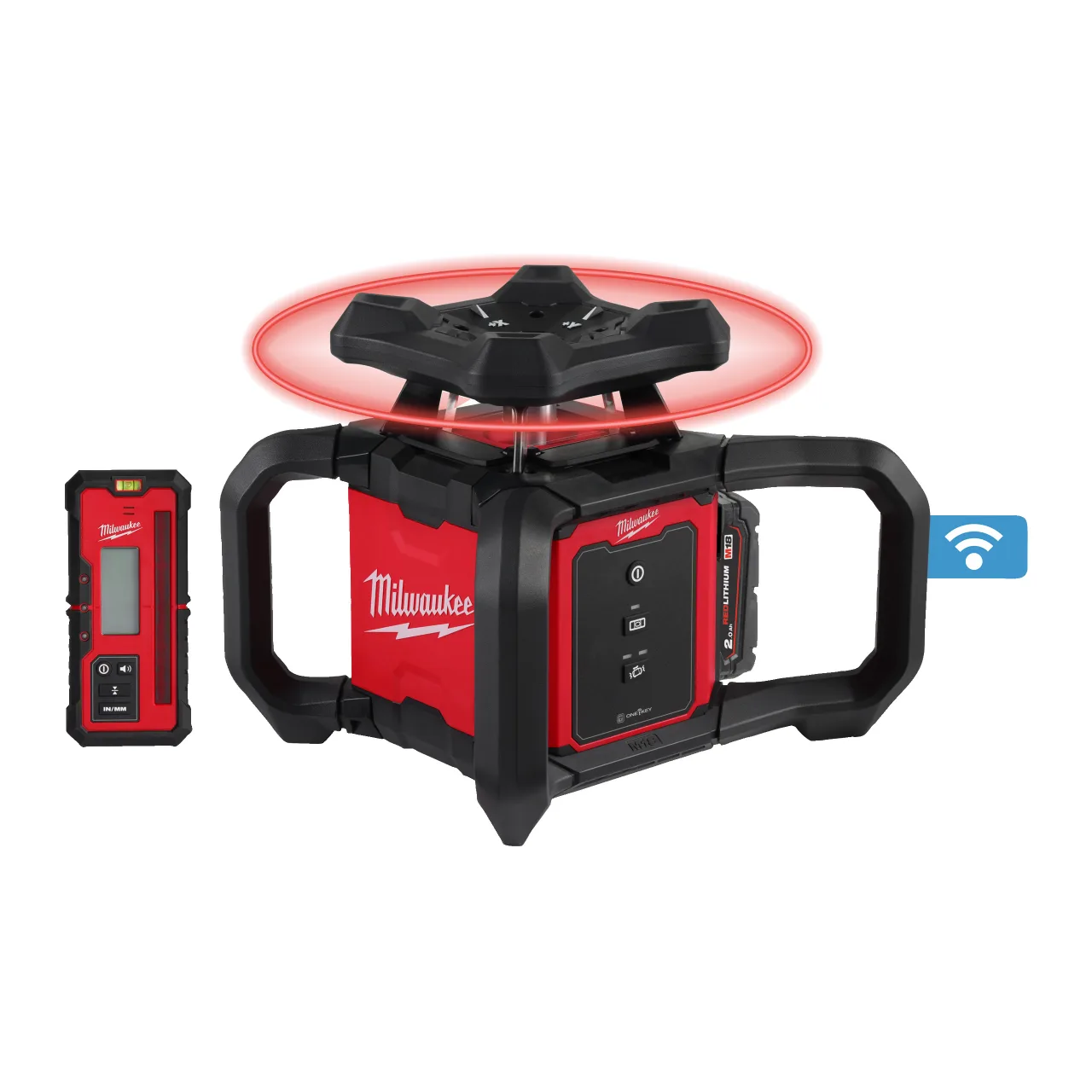 M18™ Laser rotatif ONE-KEY™ rouge horizontal 600 m M18 RLOH600