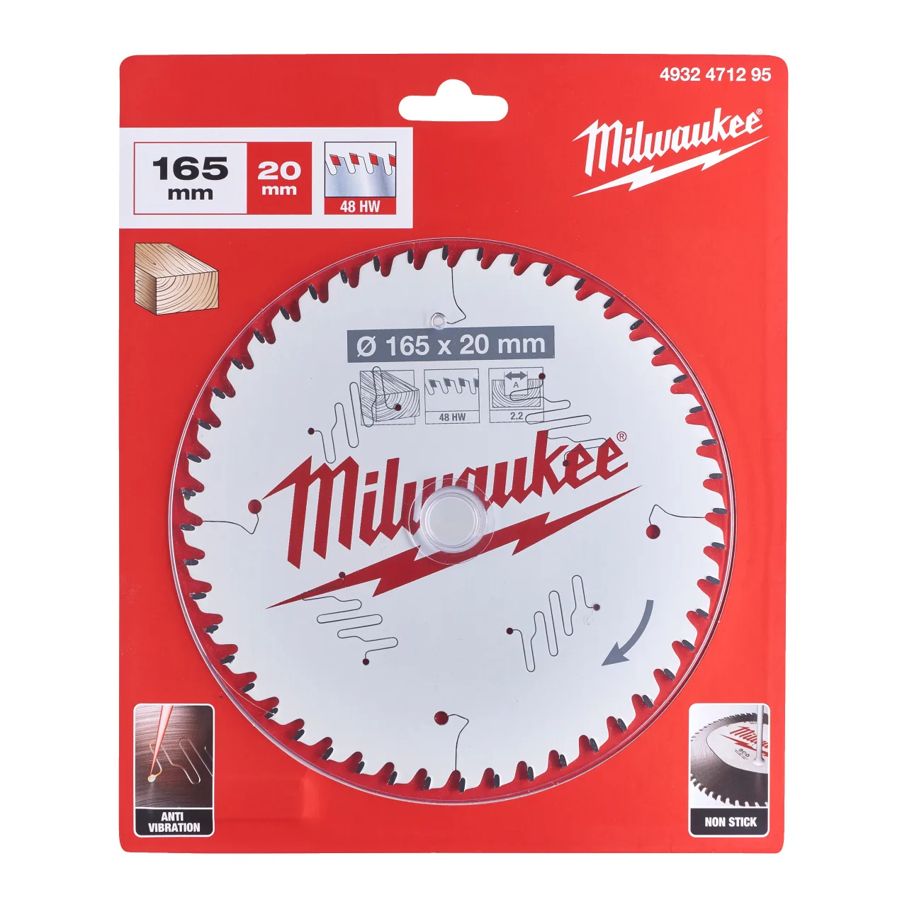 CSB P W 165 x 20 x 2.2 x 48ATB Circular saw blades for portable tools Gen II