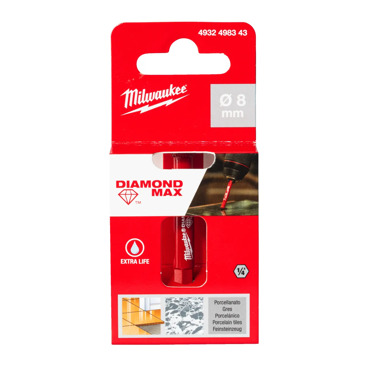 FORET DIAMANT GEN III 8MM (X1) Diamond Max wet drill bits
