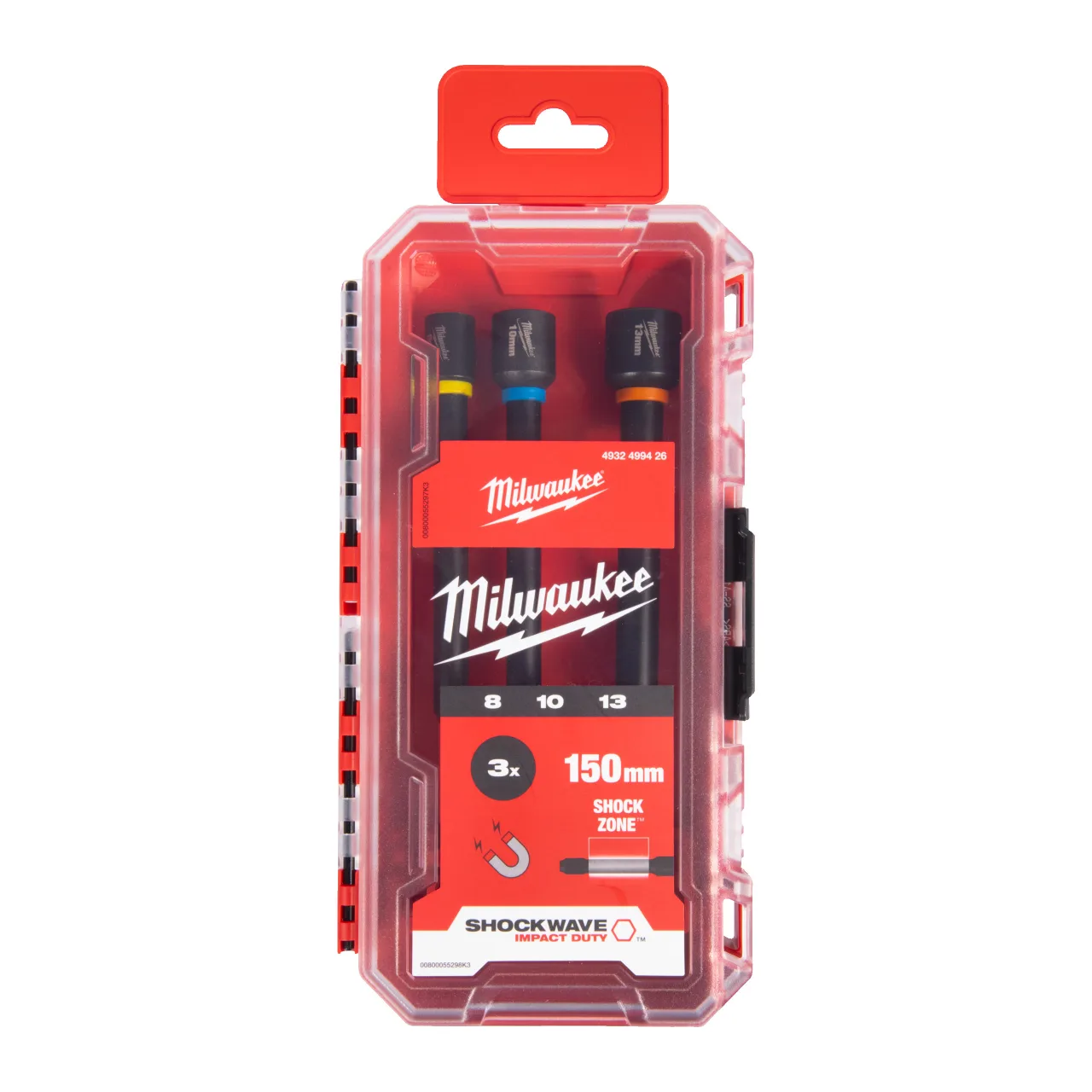 Set douilles magnétiques longues SHOCKWAVE™ IMPACT DUTY (3 pcs) Shockwave Nut Driver long Set (3)