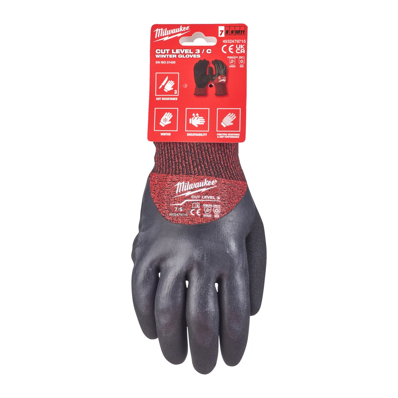Gants Hiver Anti-coupure C - S/7 - 1PC Winter Cut C Gloves