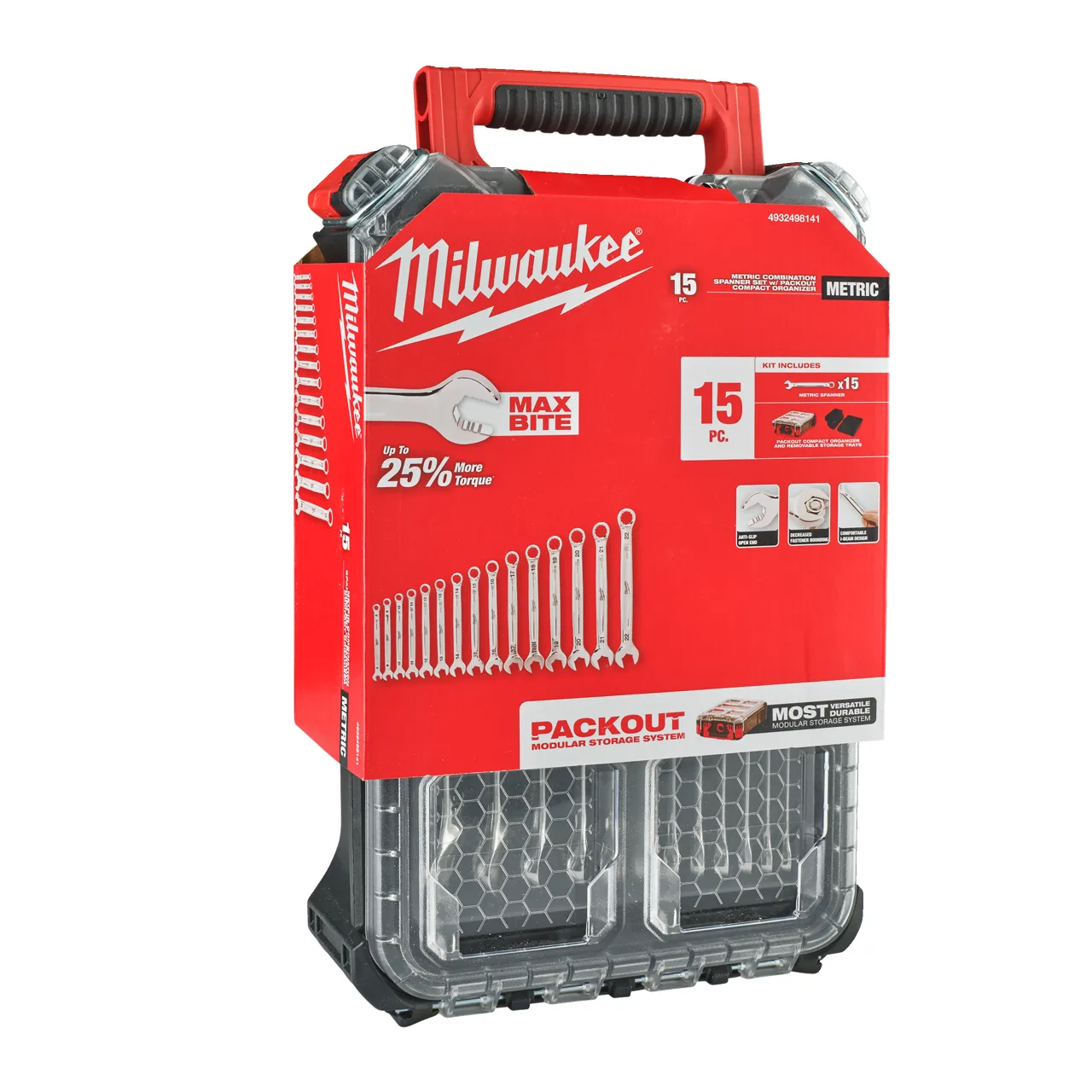 Set de 15 Clés mixtes MAXBITE Packout organiseur Packout Spanner Set