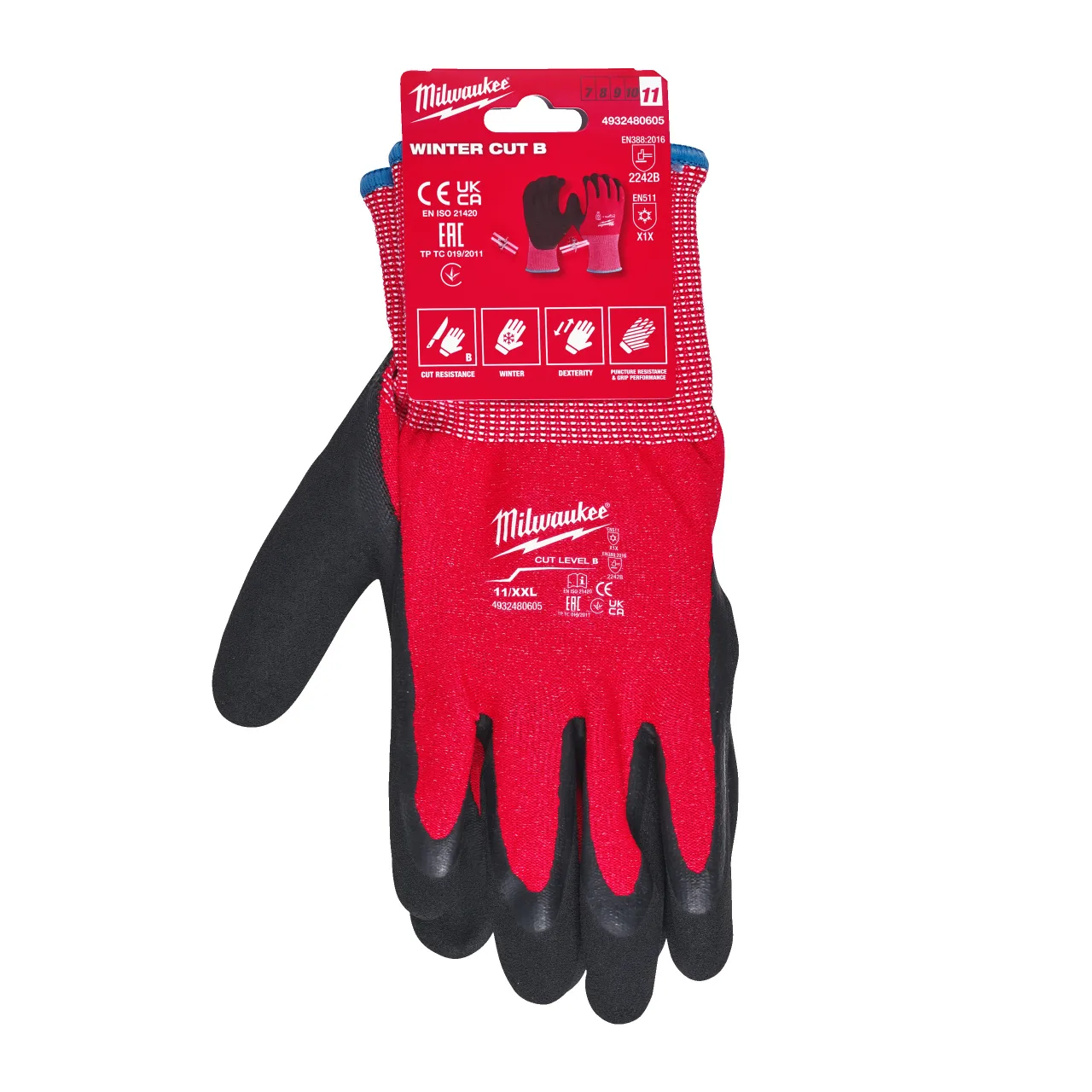 Gants Hiver Anti-coupure B - XXL/11 - 1PC Winter Cut B Gloves