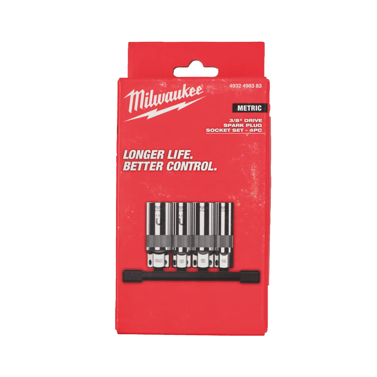 SET DOUILLES À BOUGIES 3/8” 4 PCS 4 pc 3/8" Drive Spark Plug Socket Set