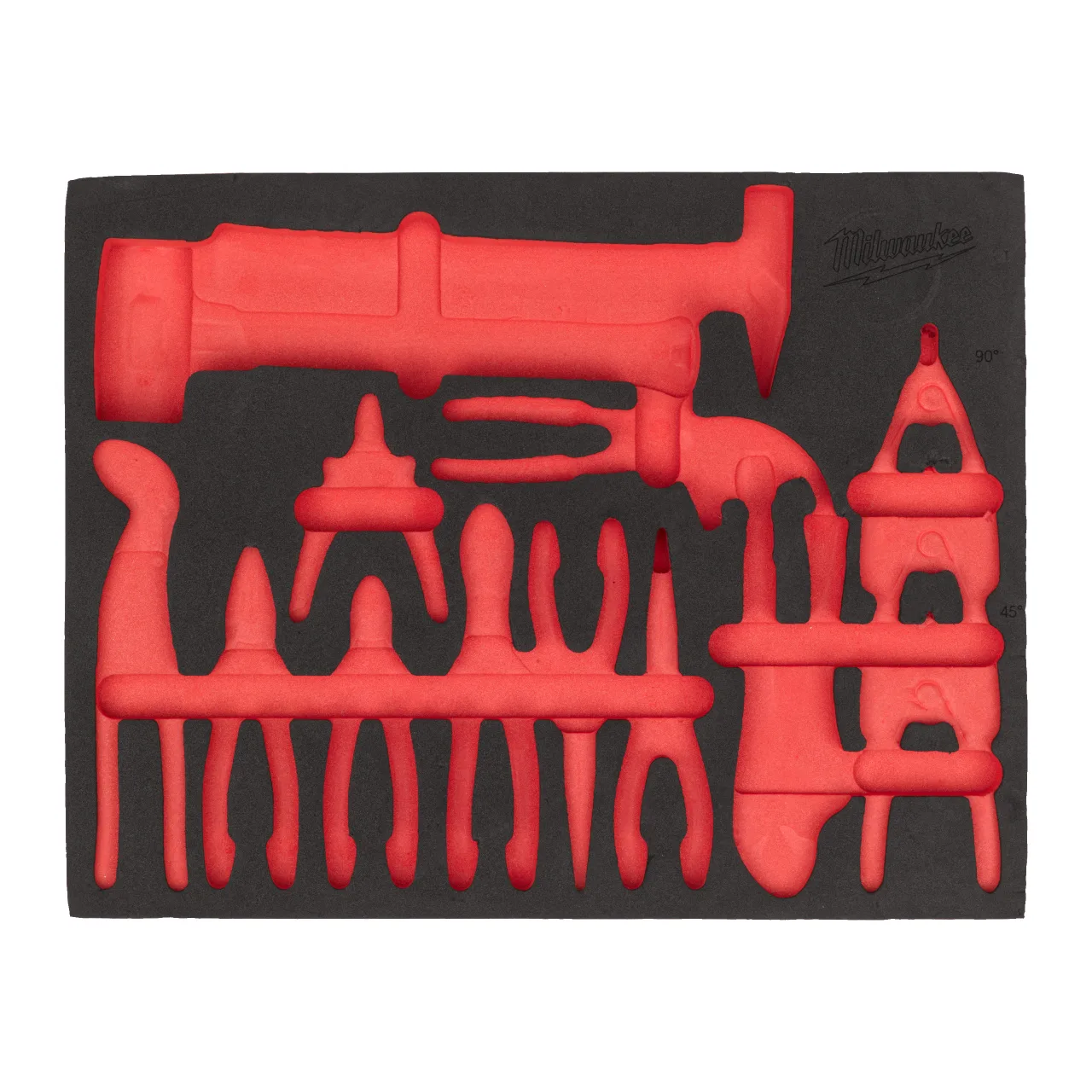 Insert de mousse de remplacement pour jeu de tournevis et leviers 38 pc Screwdriver and Prybar Set Foam Insert