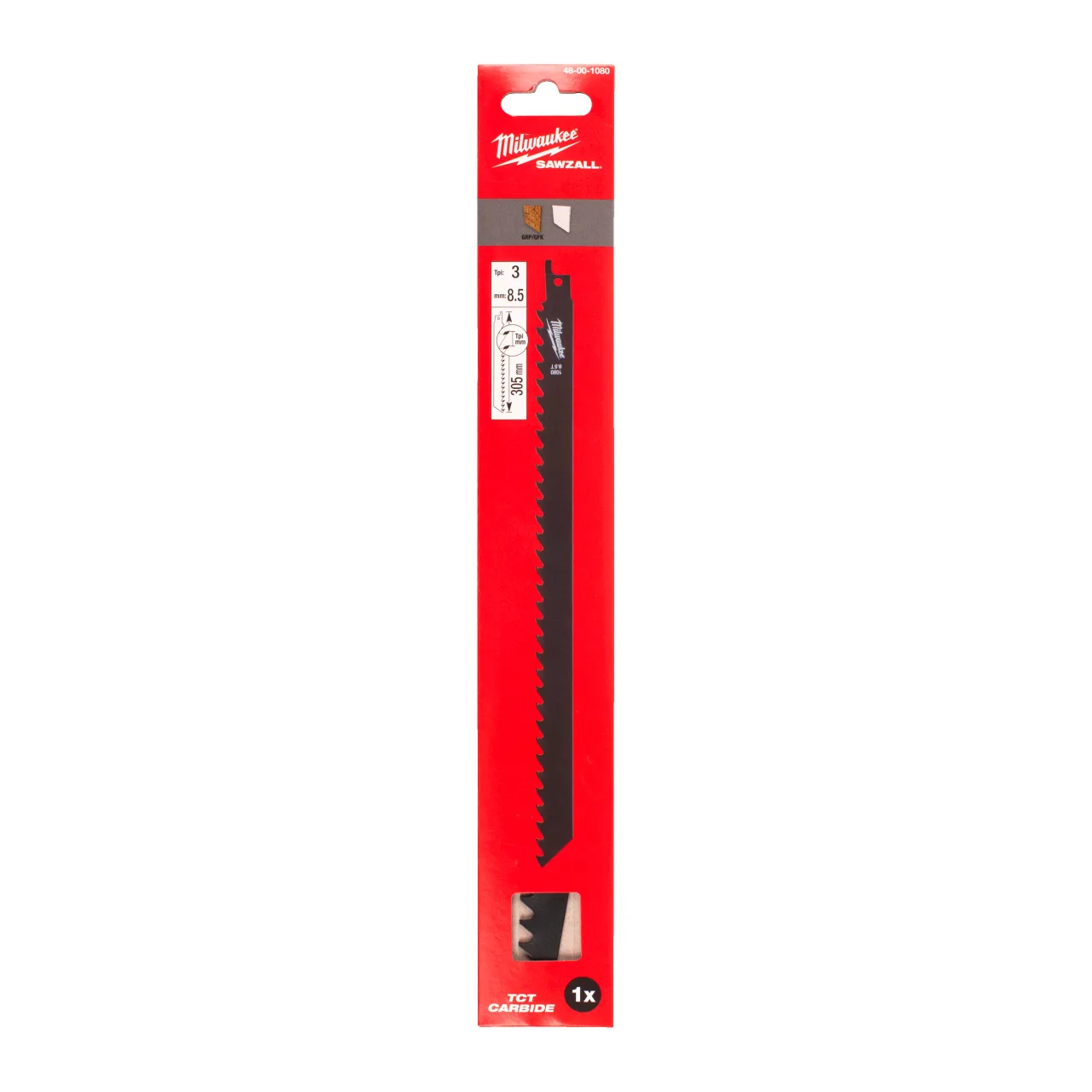 LAME SCIE SABRE 305MM (3TPI) Cast Iron / abrasive materials / fibreglass