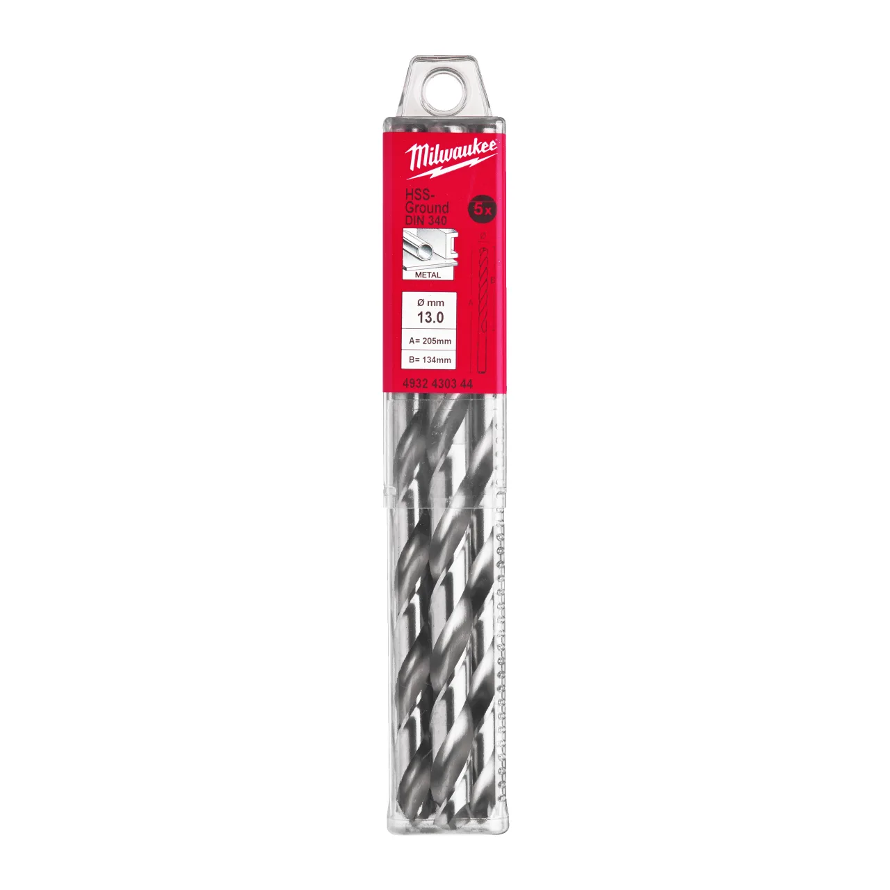 HSS-Ground Drills Long / DIN340 / 5 and 10 pack