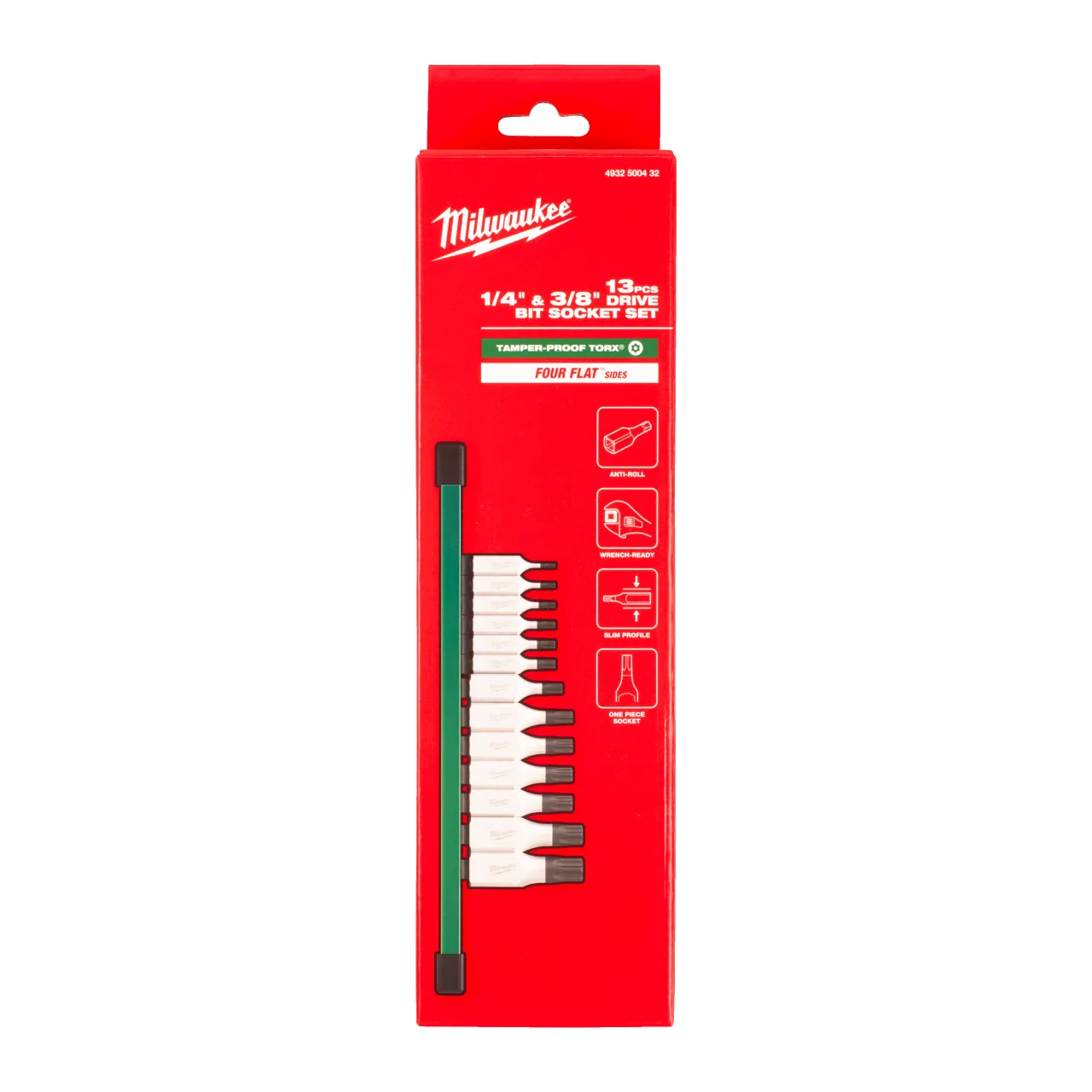 Jeu de 13 douilles embouts Torx inviolables 1/4” et 3/8” 1/4'' and 3/8'' Drive Tamper Proof Torx Bit Socket Set