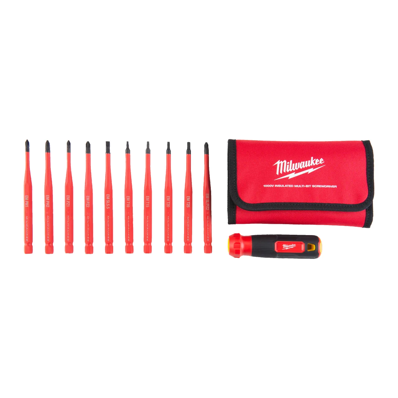 SET DE TOURNEVIS ISOLÉS M-E VDE 10 EN 1 Insulated Multi-Bit Screwdriver