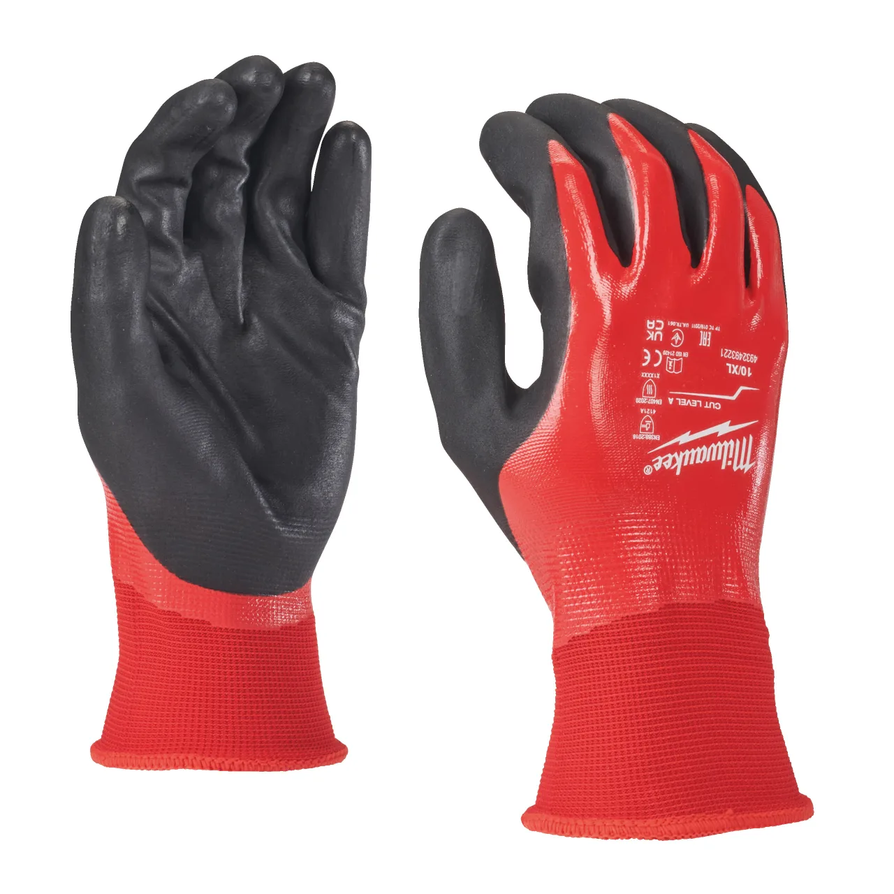 Gants enduction complète anti-coupure A - 11/XXL - 12pcs Fully Dip Cut A Gloves