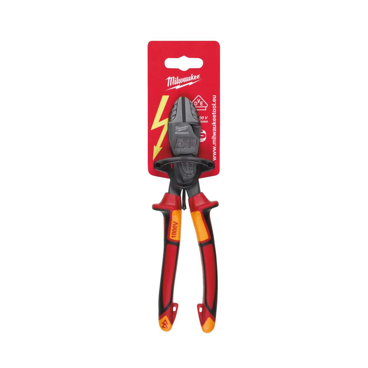 pince coupante isoléee grands formats 200 mm VDE Heavy Duty Diagonal Cutter