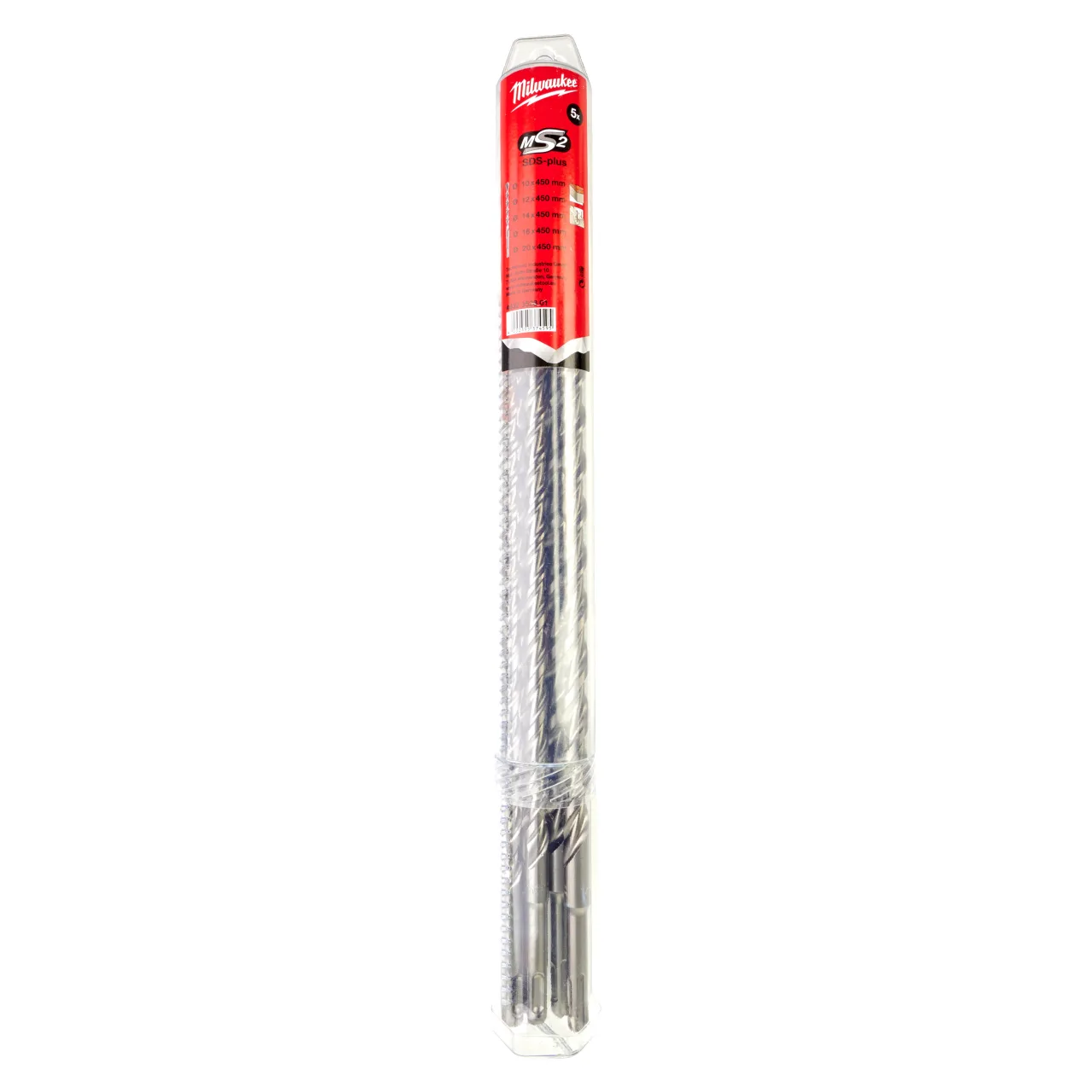 Jeu de 5 forets SDS-plus – Étui transparent SDS-Plus M2 Drill bits