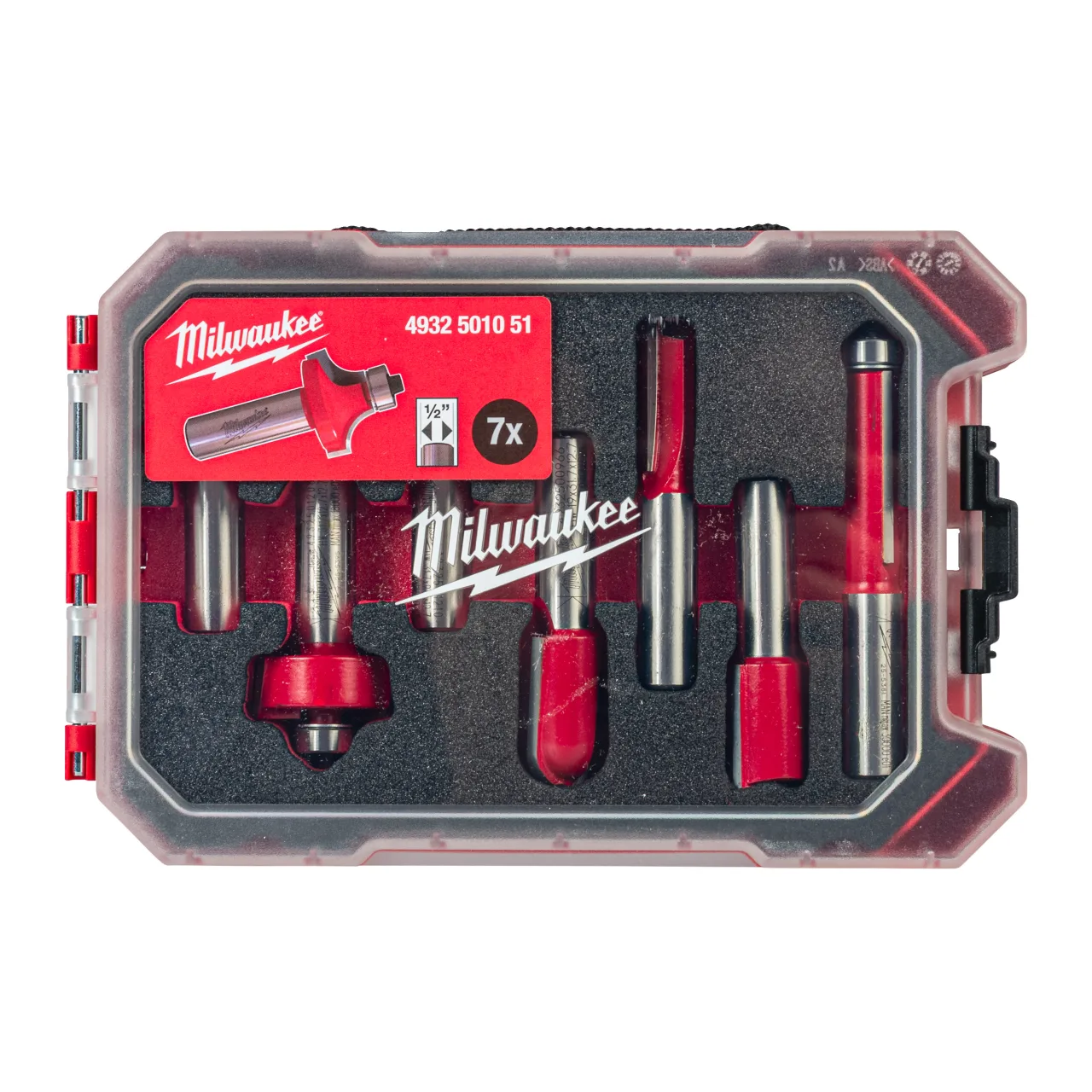 COFFRET FRAISES Q1/2" - 7 pcs Router Bit Sets - Premium