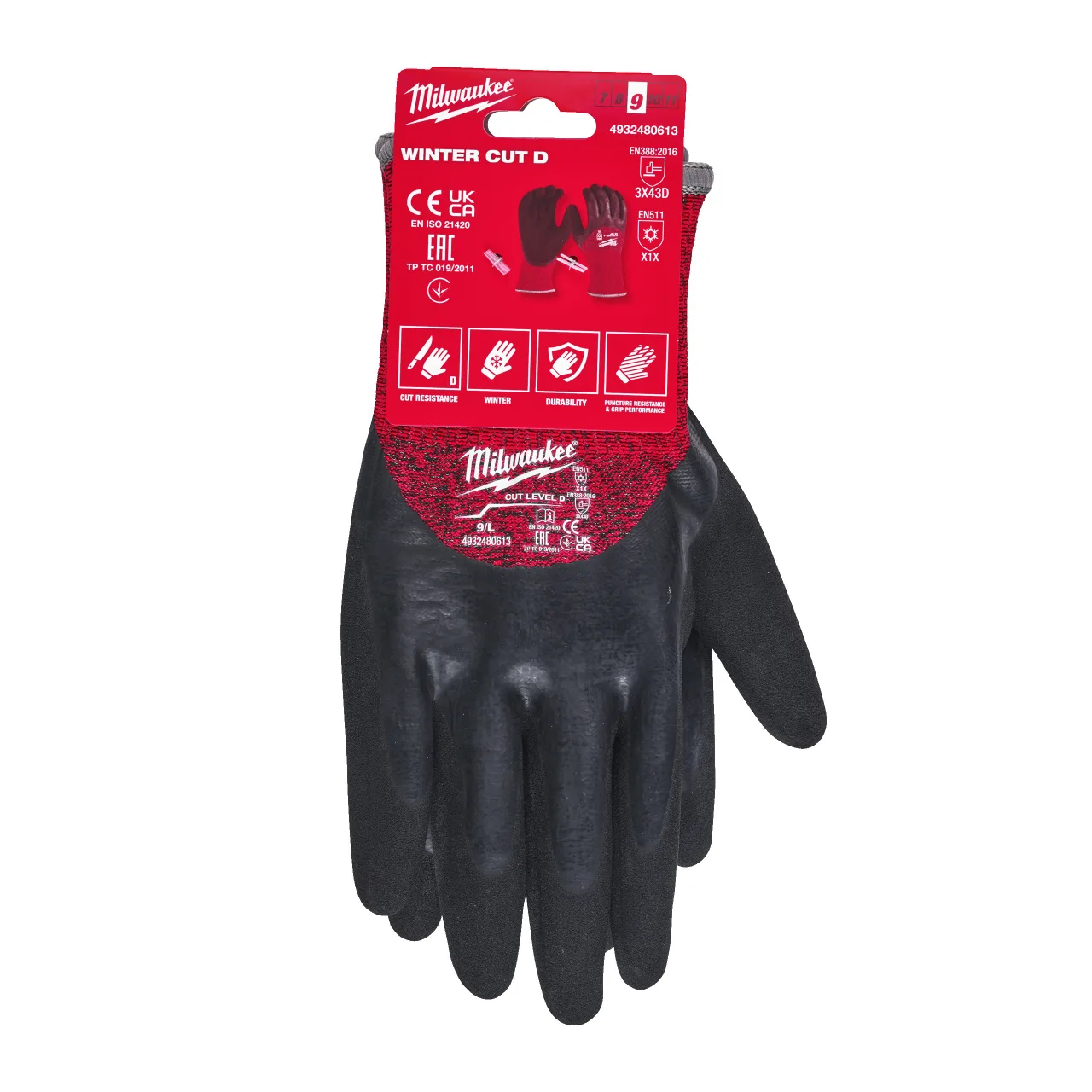 Gants Hiver anti-coupure D - L/9 - 1PC Winter Cut D Gloves