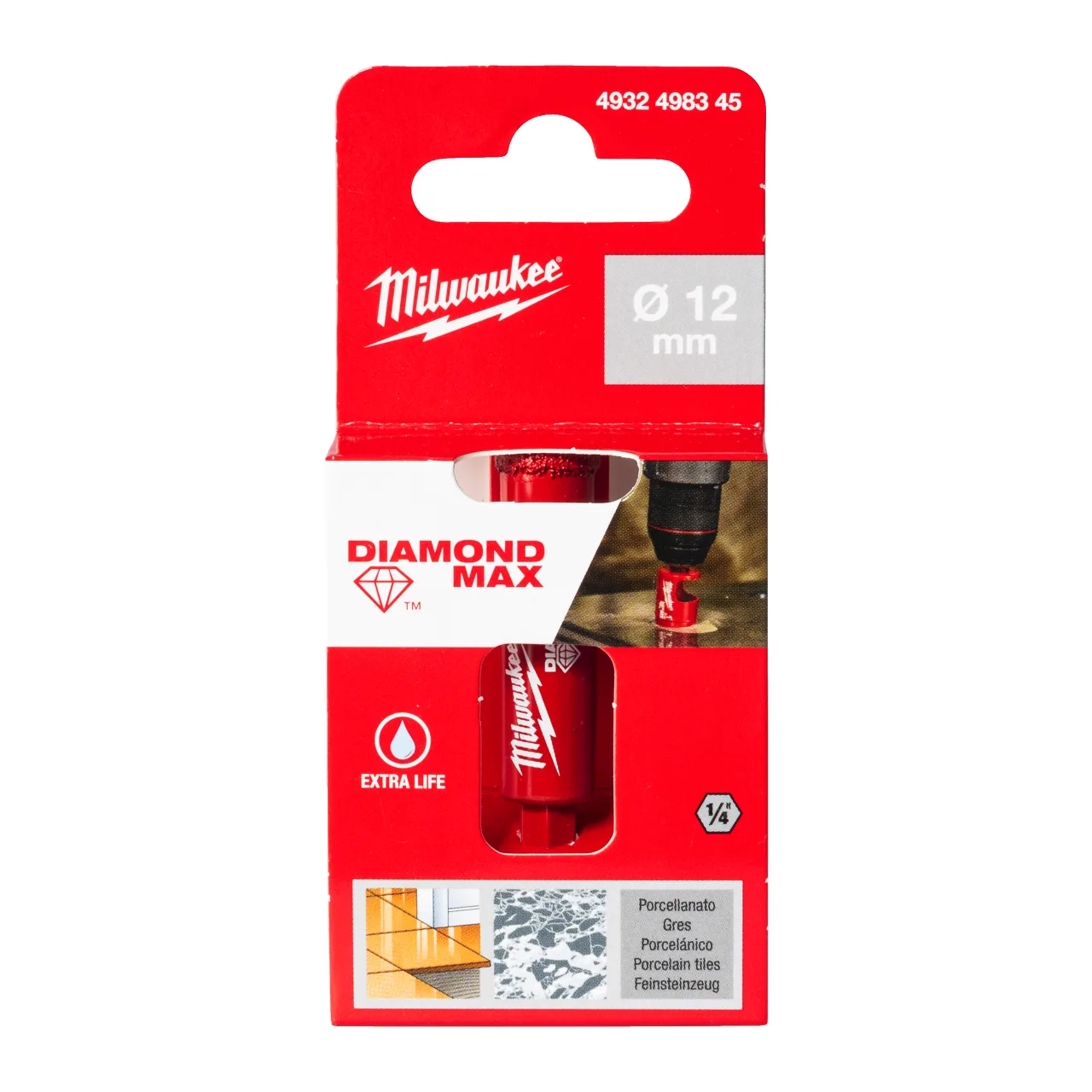 FORET DIAMANT GEN III 12MM (X1) Diamond Max wet drill bits
