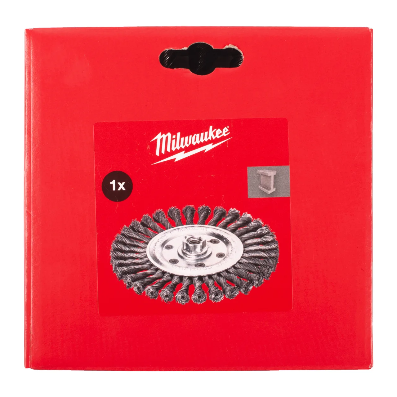 Brosse circulaire fil torsadée M14 125x14 mm en acier, 0,5 mm – 1 pièce. Wheel Brushes M14 Knotted Wire