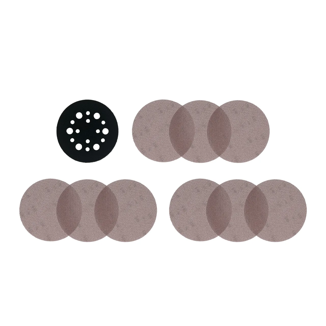 Abr. PG Delta Mesh & Pad saver 76HL-10PC Power Grid Mesh Sanding Sheets for Random Orbital Sanders