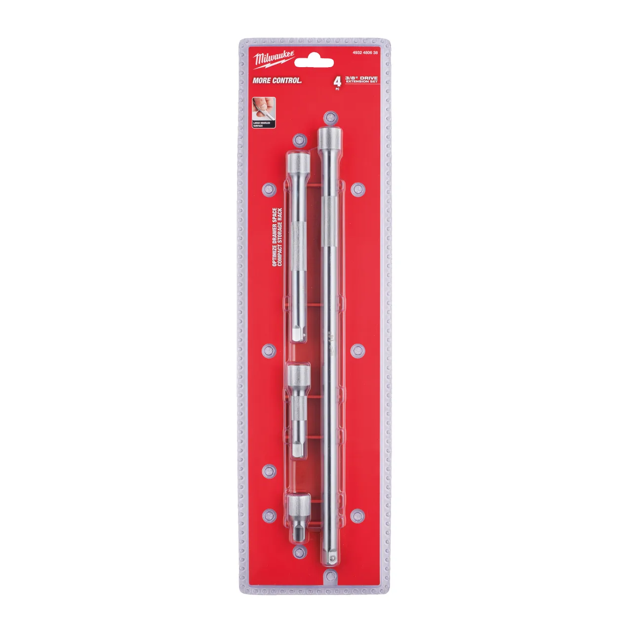 SET RALLONGES A DOUILLES ⅜″ 4PCS 3/8" Drive Extension Set
