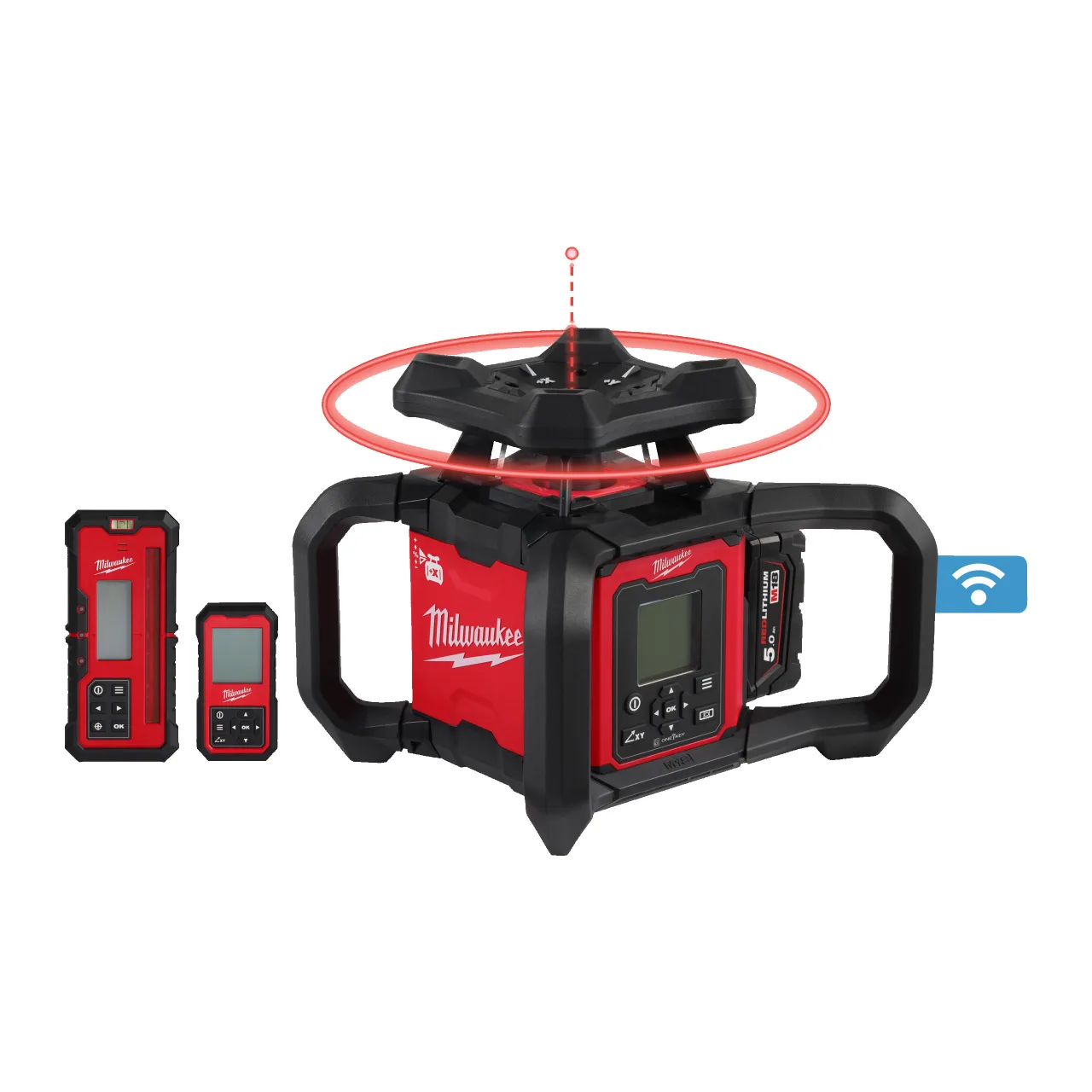 M18™ Laser rotatif ONE-KEY™ rouge double pente H/V 1200 m M18 RLOHV1200