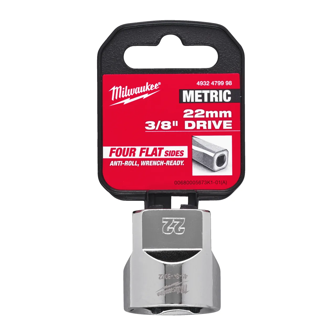 Douille à cliquet 3/8˝ - 22 mm 3/8 Drive Sockets