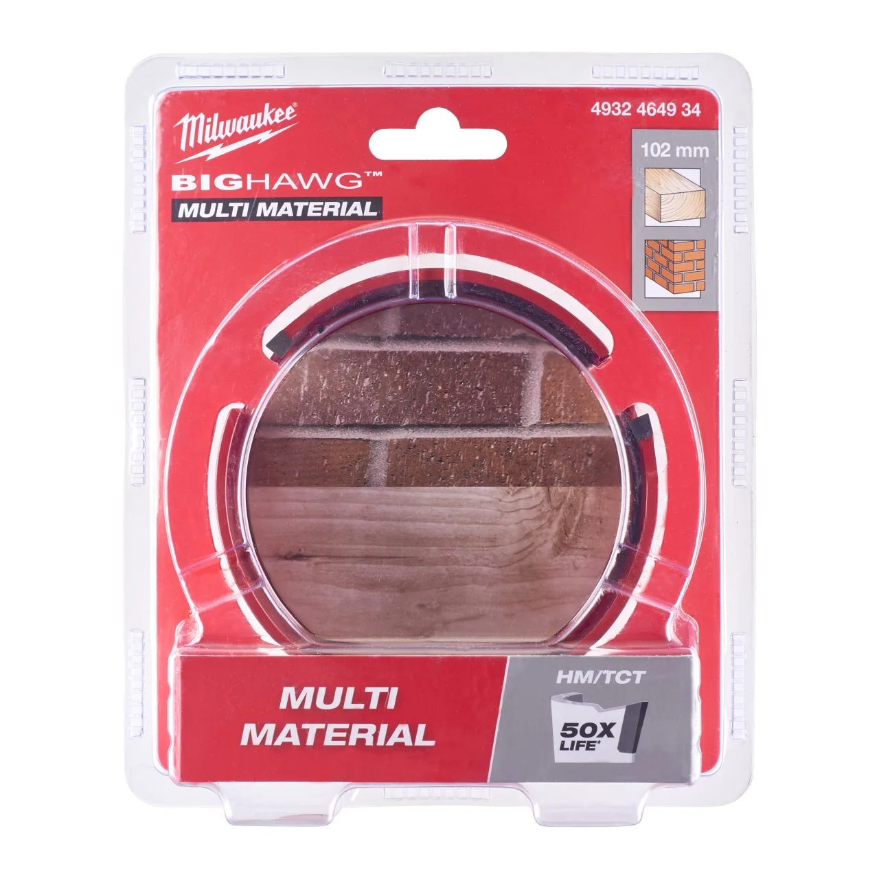 Scie cloche BIG HAWG TCT 102 mm - 1pc Big Hawg Multi Material
