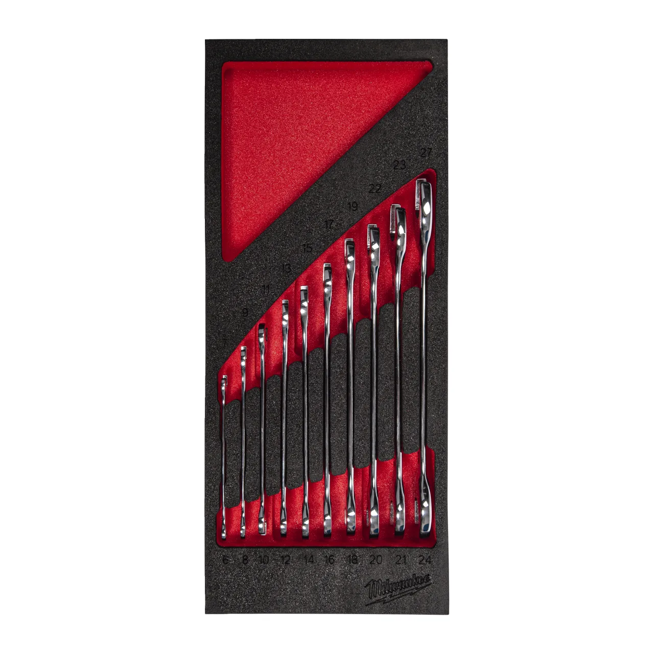 Module clé plate 10 pcs Double Open End Spanner Foam Insert Set