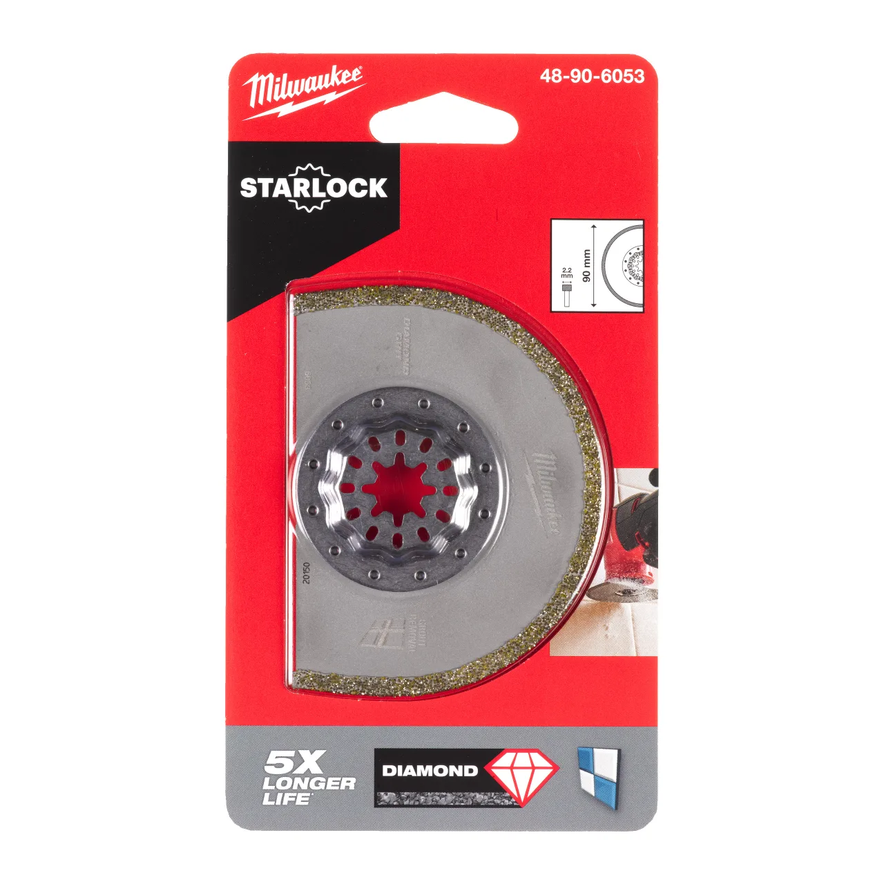 Retrait de joint, lame carbure d'épaisseur 2.2mm. Idéal pour le retrait des joint entre les murs ou plancher Multi-tool accessories -Starlock grout removal and rasping blades