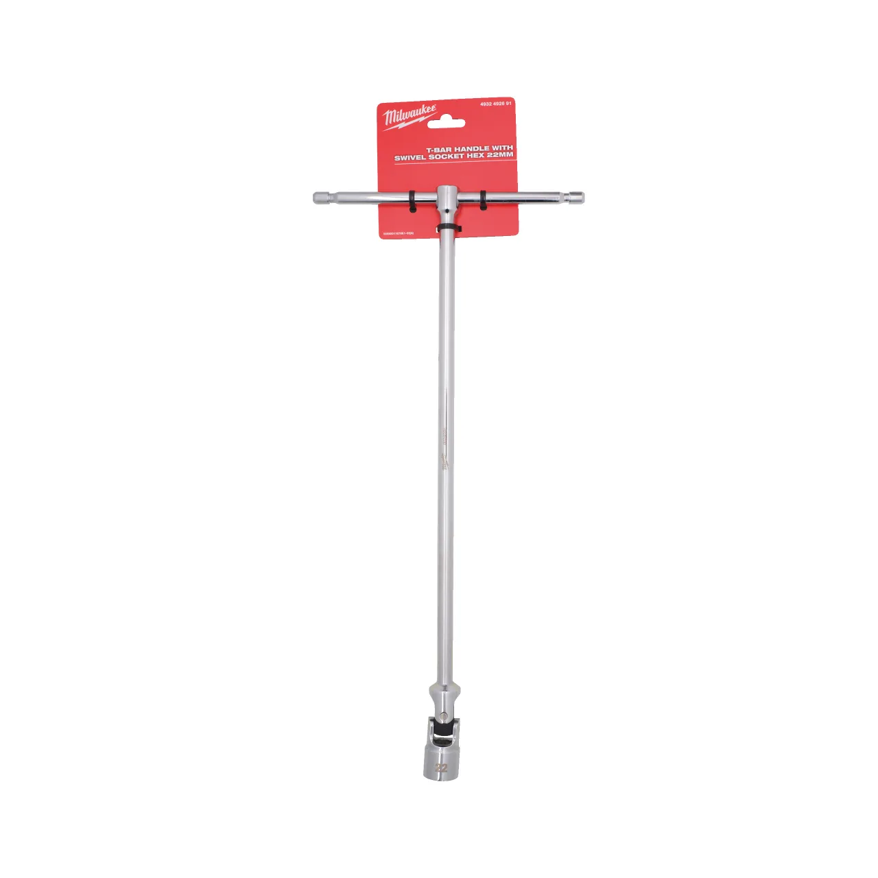 Clé en T avec douille pivotante 22mm T-bar handle with swivel socket Hex