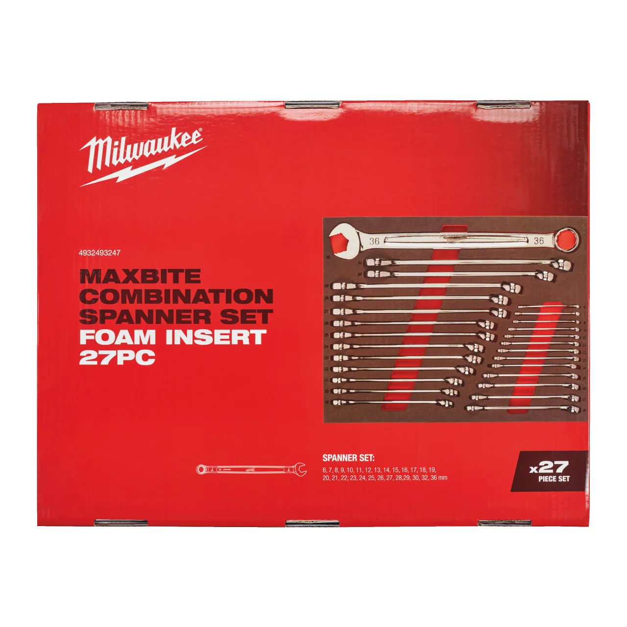 Module servante clés MAX BITE™ (27 pc) Maxbite Combination Spanner Set Foam Insert